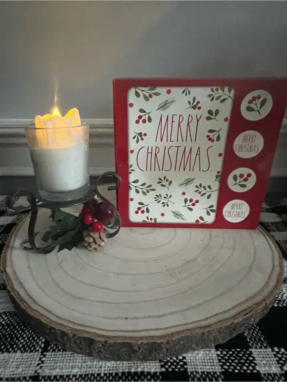 Rae Dunn-Merry Christmas 12 Boxed Holiday Note Cards & Envelopes